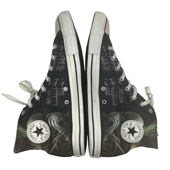 Converse Batman THE DARK KNIGHT RISES, Mens 11, Womens 13 - Chuck Taylor - NICE - Picture 4 of 12